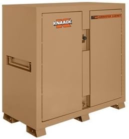 Jobsite Storage Cabinet, 60" W x 30" D x 60" H, Tan