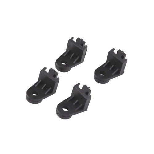 American Volt 2-pack Complete Dual Fan Mounting Kit Tie Straps Pads 90' Angle Mounts Clip Fans