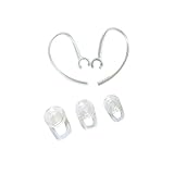 Esonstyle 1 SET 3pcs SML Earbuds 2pcs Good Earhooks for Plantronics Marque M155 Marque 2 M165 Savor M1100 M100 M55 M28 M25 Headset Bluetooth Headset Earloops Earclips Eargels Eartips Ear Hook Loop