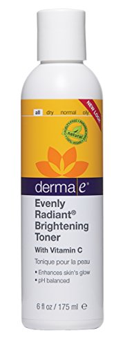 derma e Evenly Radiant Brightening Toner with Vitamin C Toner to Restore pH Balance, 6 OZ derma e Evenly Radiant Brightening Toner with Vitamin C Toner to Restore pH Balance, 6 OZ