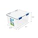 IRIS USA WSB-S/SD Combo WeatherShield 26.5 and 44 Quart Storage Box, Clear
