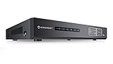 Amcrest NV1104E 1080p POE NVR (4CH 1080p/3MP/4MP/5MP) Network Video Recorder - Supports up to 4 x 1080p (2.1MP) POE IP Cameras @ 30fps Realtime, Supports up to 4TB HDD (Not Included) and More