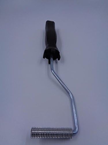 Nobby Roller 1/2"x2" Fiberglass Laminating Roller Bubble Roller for Resin Black Handle Laminating Bristle Roller for Composite
