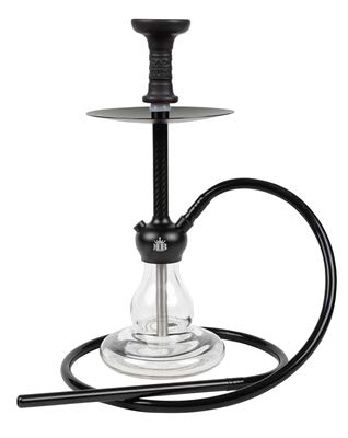 MOB Rex Carbon Fiber Hookah Pipe - Distinctive Design with 2 Interchangeable Stem Colors - Designed for The Ultimate Smoking Experience (Black)