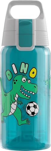 Sigg - Kids Water Bottle - Viva One Football Dino - Suitable For Carbonated Bev…