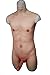 Simulation Of The Skin Artificial Silicone Dildo The Transvestite Half Body Suit