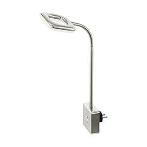 EGLO LITAGO stekkerlamp, kunststof, 4 W, nikkel mat