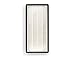 Fette Filter - Premium True Hepa H13 Filter H Compatible with Honeywell HEPA Tower Model HPA-050 HPA-060 HPA-061 HPA-150 HPA-160 HHT-055 HHT-155 (QTY4) Part # HRF-H1 HRF-H2 Filter H