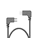 RCstyle Spark OTG Cable for IPhone To Micro USB Cable Cord Perfect Size Right Angle Nylon Adapter Compatible with DJI Mavic 2 Pro/Zoom / Mavic Air/Pro / Platinum Controller 1ft
