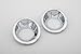 Chromesupply Nissan Navara Frontier D40 Chrome Front Fog Light Cover