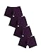 David Archy Men's 4 Pack Soft 100S Micro Modal Trunk (S, Wine)