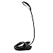 TOPELEK Reading Light, Upgraded 8 LED Rechargeable Book Light with 12 Brightness, Clip On Lamp with Flexible Goose Neck, Dual Hinge for Night Reading in Bed