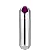 Best Bullet Vibrator, Rechargeable Bullet Vibe with 10 Settings, Super Strong Vibrating Bullet Toy for Women, Waterproof Clitoris Vibrator with Discreet Package (Silver)