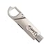 HengQiang 64G Dual USB Flash Drive with Type-C 3.1 + USB 3.0 Rotational Mini Metal Memory Expansion Stick (Metal Silver)