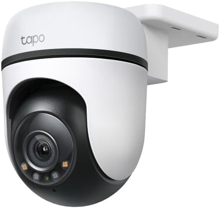 Tp-link tapo c500 - câmera de vigilância wi-fi externa 360º, resolução 1080p, detecção de movimento, visão noturna até 30m, áudio bidirecional, sirene, alexa e google compatível