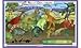 Tot Talk Roar Dinosaur Educational Placemat for Kids – Made in USA – Durable, Double-Sided, Dinosaur Learning Placemat with Facts, Phonics & Coloring – Waterproof, Wipeable, 17.5” x 11.5”