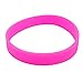 M-Online Silicone Bracelets Blank Adult Rubber Wristbands Mixed Colors 12pcs/Pack Party Accessories Favor