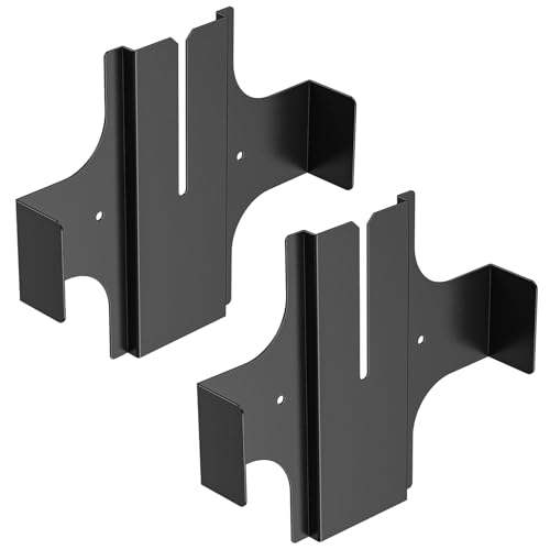 Pair of Slim Wall Mount for Sonos Amp Mount Bracket, Black Steel Mount for Sonos Wireless Amplifier Mounting Bracket