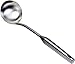 Pro Chef Kitchen Tools Large Soup Ladle - Flatware Soup Ladles To Serve Soups And Sauces - Canning Ladel Cup - Heavy Duty Commercial Restaurant Quality Dishwasher Safe Stainless Steel Serving Utensil