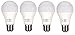 ALZO 8W (75W) 450 Lm, Dimmable LED Bulb, Color Temp: 5500K Daylight, 120V, Pack of 4