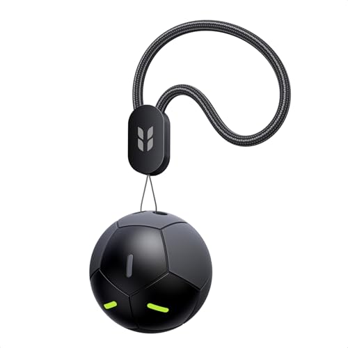 UGREEN FineTrack2 Soccer-Shaped Air Tracker Tag (iOS Only), Bluetooth Key Finder Compatible with Apple Find My, 7-Year Battery Life Smart Locator for Keys Luggage Wallet, Glow in The Dark, Waterproof
