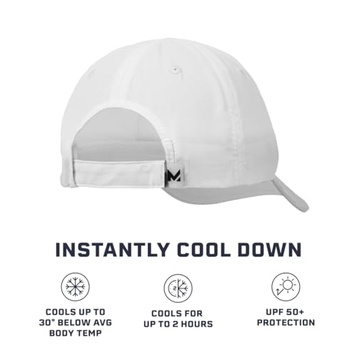 MISSION Cooling Performance Hat, Unstructured Low-Profile Adjustable Fit - UPF 50 - for Running, Workouts & Outdoors