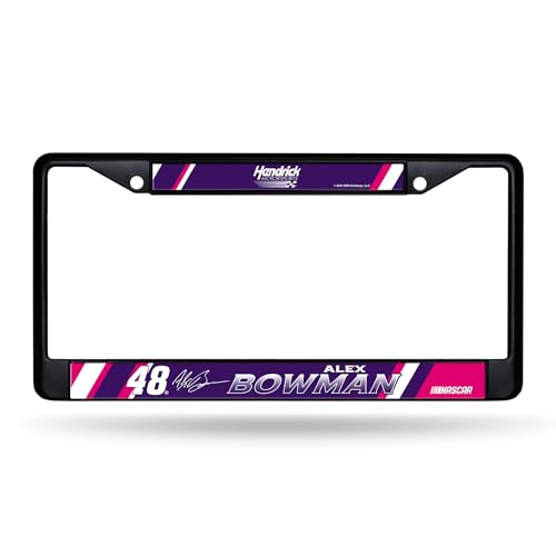 Rico Industries NASCAR Racing Alex Bowman Black Chrome Frame with Decal Inserts…