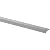 M-D Building Products 78089 Fluted 7/8-Inch by 72-Inch Carpet Trim, Silver