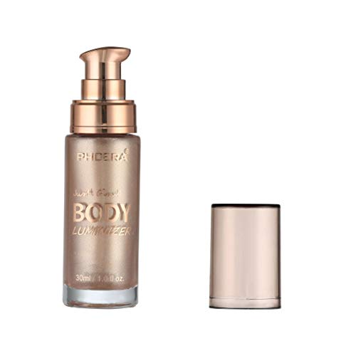 Sacow Makeup Cream Face Body Shimmer Make Up Liquid Brighten (A) - Thumbnail 2