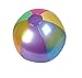 Rhode Island Novelty (INMBB18) Metallic Beach Balls Swimming Pool Toys 18" Multi-Color (12 Pack)