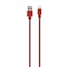 Belkin Apple Certified MIXIT Lightning to USB Cable, 4 Feet (Red)