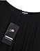 Laksmi Women's Casual Summer Sleeveless Blouse Tops, Black (Medium)