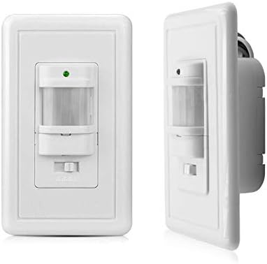 Meiyiu Infrared Sensor Switch Human Body Motion Inductive Light Switch American Standard Panel Motion Wall Installation 220V-240V PIR