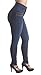 Colombian Design, Butt Lift, Elastic High Waist Skinny Jeans in Navy Size 13