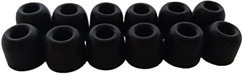 Rebound Comfort Foam Earphone Earbud Tips - 5.6mm, Medium, 6 Pairs