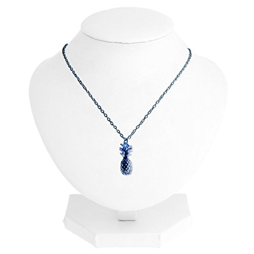 NNDA COFaux Leather Mannequin Necklace Chain Jewelry Bust Neck Display Stand Holder New,1 Pc(White)