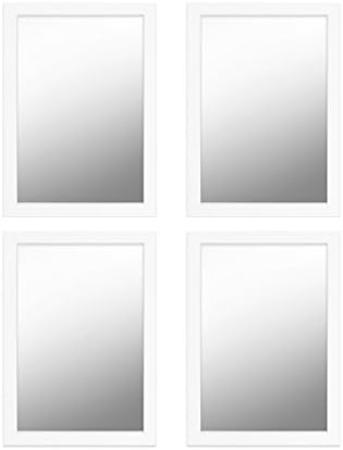 EDGEWOOD Parkwood set of 4pcs 5x7inch mirror frame White