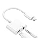 Headphone Adapter for iPhone Charger Jack AUX Audio 3.5 mm Jack Adapter for iPhone Adapter Splitter Earphone Compatible with iPhone 7/7p/8/8p/X Dongle Accessory Connector Compatible iOS 11/12 Late