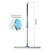 18 Professional Microfiber Mop Large Flat Mops for Floor Cleaning 4 Reusable Washable mop Pads Hardwood Cleaning System Wet and Dust Mop with 61in Long Stainless Steel Handle