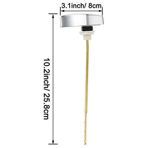 Toilet Flush Tank Lever Replacement - Chrome, Side Mount, Compatible With TOTO THU004-CP For ST701, CST853/854, CST604CEF Models