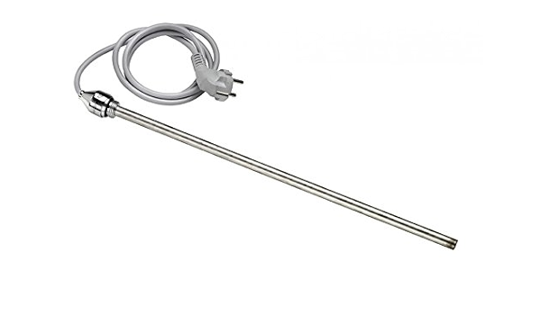 Resistencia eléctrica termolimitata cromado 400 W : Amazon.es ...