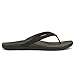OLUKAI Ho'opio Black/Dark Shadow Womens Sandals-8