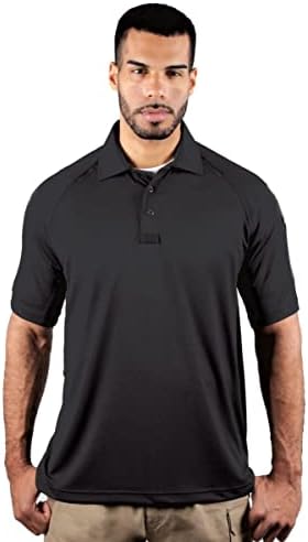 Polo Ralph Lauren Men Classic Fit Mesh Polo Shirt (Large, Black