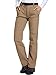 Men's Outdoor Windproof Waterproof Hiking Mountain Ski Pants, Soft Shell Fleece Lined Trousers