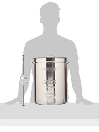 Bayou 1118 Classic - Freidora de Acero Inoxidable (32 Quart): Amazon.es: Jardín