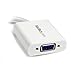 StarTech.com Mini DisplayPort to VGA Adapter - Active Mini DP to VGA Converter - 1080p Video - mDP or Thunderbolt 1/2 Mac/PC to VGA Monitor/Projector/Display - mDP 1.2 to VGA Dongle - White (MDP2VGAW)