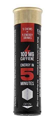 Ultimate Nutrition Blast Caps | Energy Gum, Pre-Workout | Fast Acting, 100mg Caffeine per Chew | Zero Calories, Zero Sugar, Zero Fats | Fortified with B Vitamins | Mint Flavor - 18 Shells (90 Pieces) - Thumbnail 7