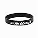 VEBE Bracelet - I Am Second Wristband, Black