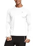BALEAF Men's Athletic Long Sleeve Running Shirts