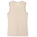 Tulucky Men's Slimming Body Shaper Tank Top Front Zipper Corset Vest (M, skin)